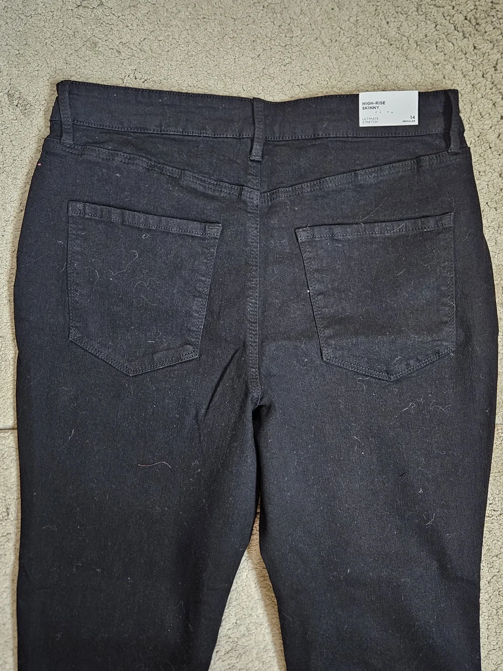 Classic High-Rise Black Women's Jeans - Picture 9 of 10